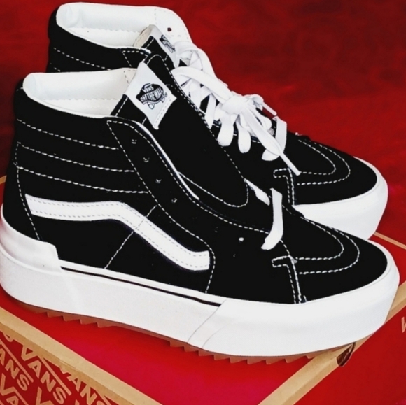 Vans Shoes - COPY - Van Sk8-Hi Stacked, Platform suade Women's, 8, Men's 6.5 New with box. …